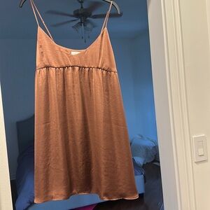 Aritzia Lover Satin mini dress